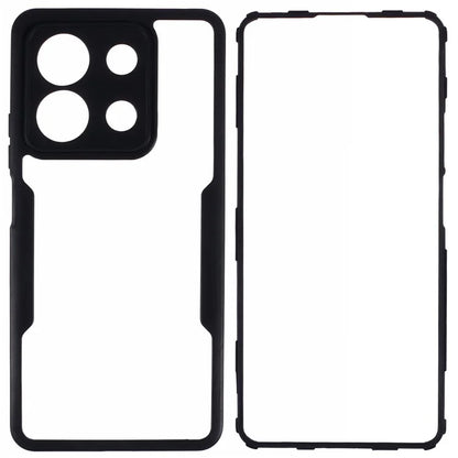 For Xiaomi Redmi Note 13 5G Phone Cover Acrylic + TPU Shockproof Back Case with  PET Screen Film