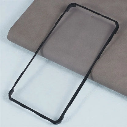 For Xiaomi Redmi Note 13 4G Case Anti-Drop Protective Acrylic + TPU Phone Shell, Black