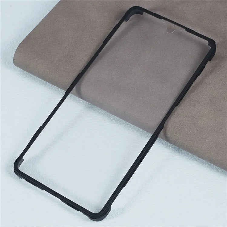 For Xiaomi Poco F5 5G / Redmi Note 12 Turbo Case Acrylic + TPU Clear Phone Cover PET Screen Film