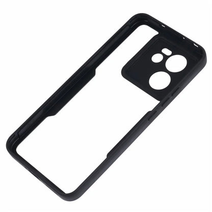 For Xiaomi 13T / 13T Pro / Redmi K60 Ultra Shockproof Case Built-in Screen Protector Phone Shell, Black