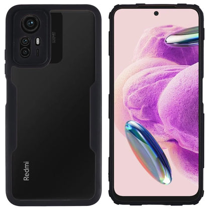 For Xiaomi Redmi Note 12S 4G Case Soft TPU + Hard Acrylic Hybrid Cover Cover with PET Screen Film