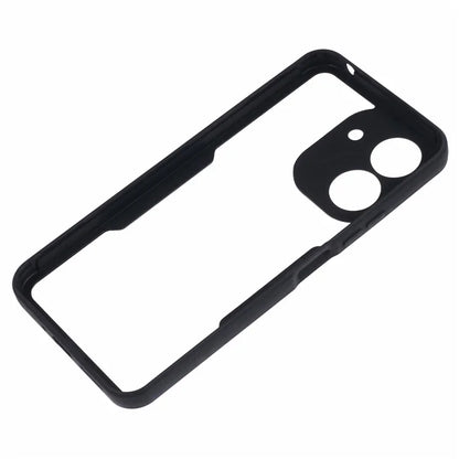 For Xiaomi Redmi 13C 4G / Poco C65 4G Case Acrylic + TPU Transparent Phone Cover with PET Film