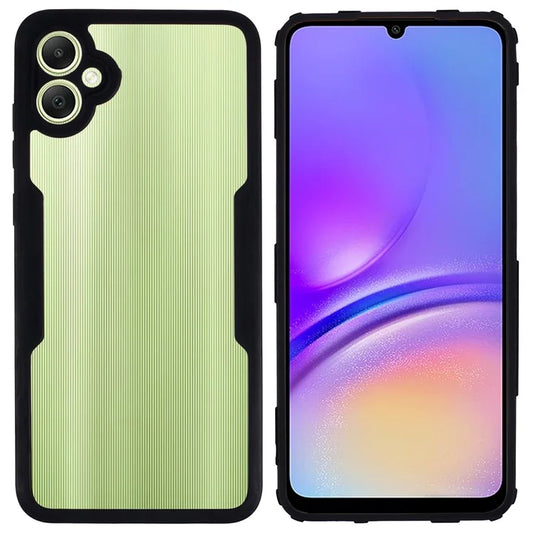 For Samsung Galaxy A05 4G Protective Case Acrylic+TPU Clear Phone Cover with PET Screen Protector
