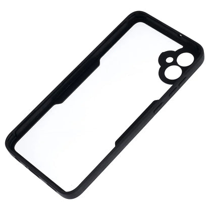 For Samsung Galaxy A05 4G Protective Case Acrylic+TPU Clear Phone Cover with PET Screen Protector