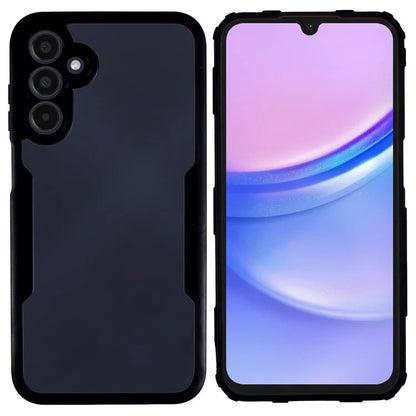 For Samsung Galaxy A15 4G / Galaxy A15 5G Case Acrylic+TPU Phone Cover with Built-in Screen Protector