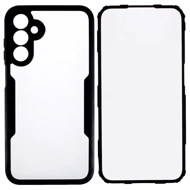 For Samsung Galaxy A15 4G / Galaxy A15 5G Case Acrylic+TPU Phone Cover with Built-in Screen Protector