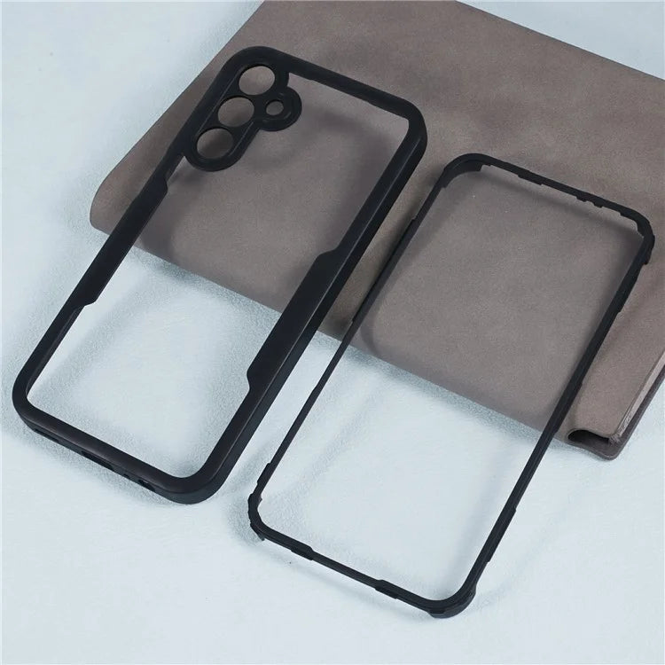 For Samsung Galaxy A15 4G / Galaxy A15 5G Case Acrylic+TPU Phone Cover with Built-in Screen Protector