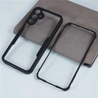 For Samsung Galaxy A15 4G / Galaxy A15 5G Case Acrylic+TPU Phone Cover with Built-in Screen Protector