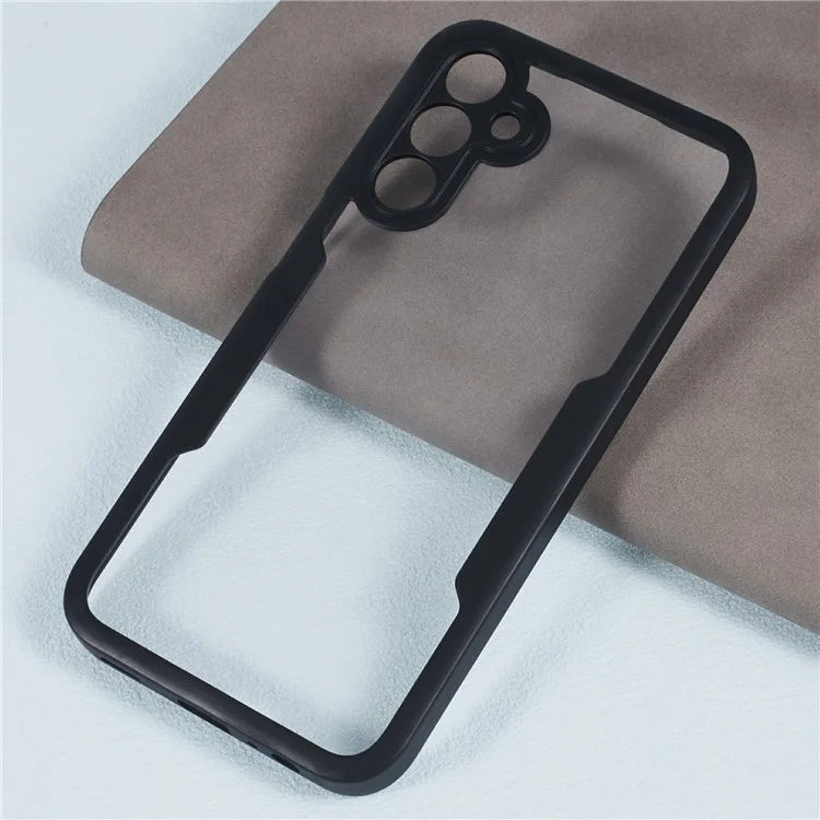 For Samsung Galaxy A15 4G / Galaxy A15 5G Case Acrylic+TPU Phone Cover with Built-in Screen Protector