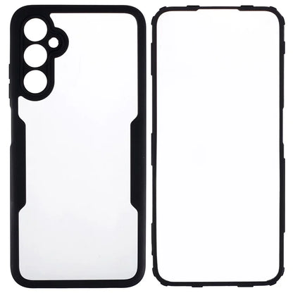 For Samsung Galaxy A05s 4G Case Acrylic + TPU Transparent Phone Cover Cover with PET Screen Film