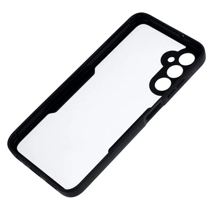 For Samsung Galaxy A05s 4G Case Acrylic + TPU Transparent Phone Cover Cover with PET Screen Film