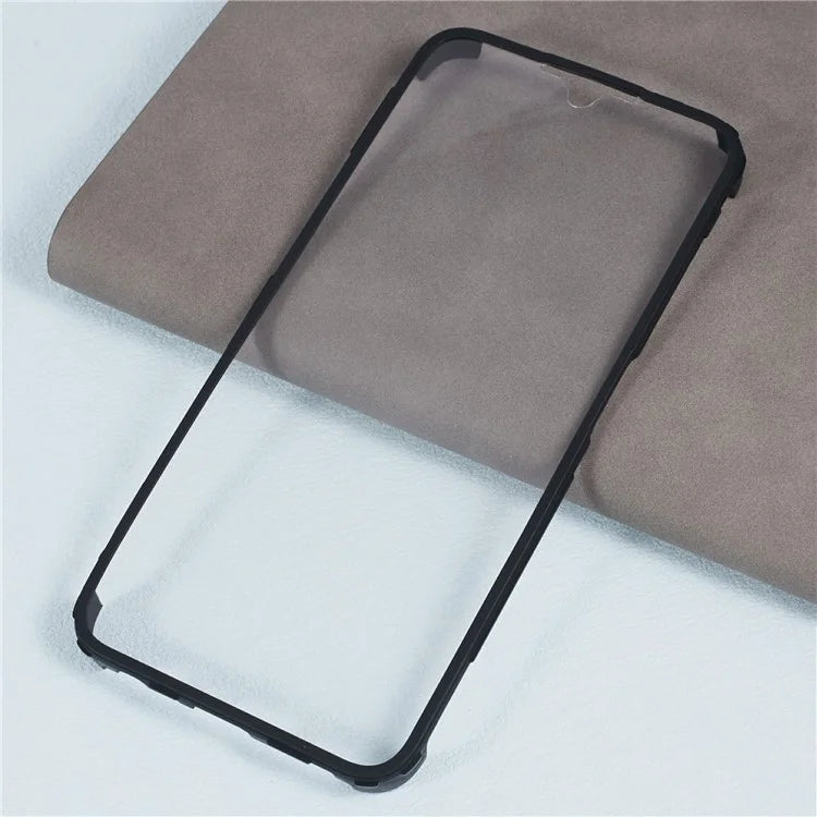 For Samsung Galaxy A05s 4G Case Acrylic + TPU Transparent Phone Cover Cover with PET Screen Film