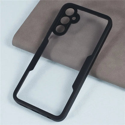 For Samsung Galaxy A05s 4G Case Acrylic + TPU Transparent Phone Cover Cover with PET Screen Film