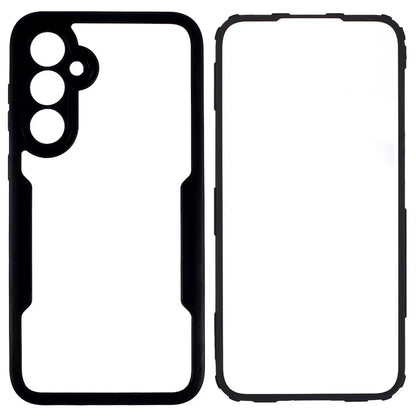 For Samsung Galaxy S23 FE Case Anti-Scratch Phone Shell with PET Screen Protector, Black