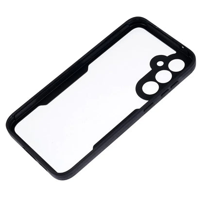 For Samsung Galaxy S23 FE Case Anti-Scratch Phone Shell with PET Screen Protector, Black