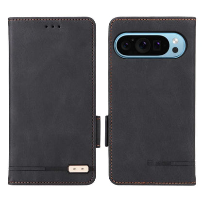 For Google Pixel 9 Shockproof Case Wallet Hardware Decor PU Leather Phone Cover