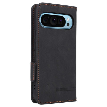 For Google Pixel 9 Shockproof Case Wallet Hardware Decor PU Leather Phone Cover