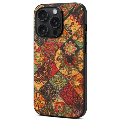 For iPhone 14 Pro Back Case Flower Floral Pattern Design Cell Phone Cover