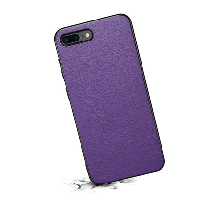 For iPhone 7 Plus / 8 Plus Case Calf Texture PU+PC+TPU Protective Phone Cover