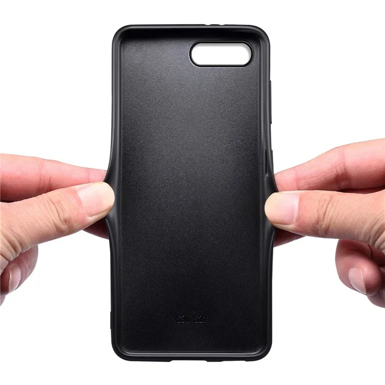 For iPhone 7 Plus / 8 Plus Case Calf Texture PU+PC+TPU Protective Phone Cover
