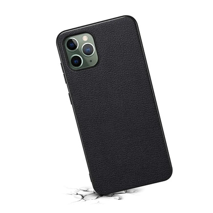 For iPhone 11 Pro Protective Case PU+PC+TPU Hybrid Phone Cover