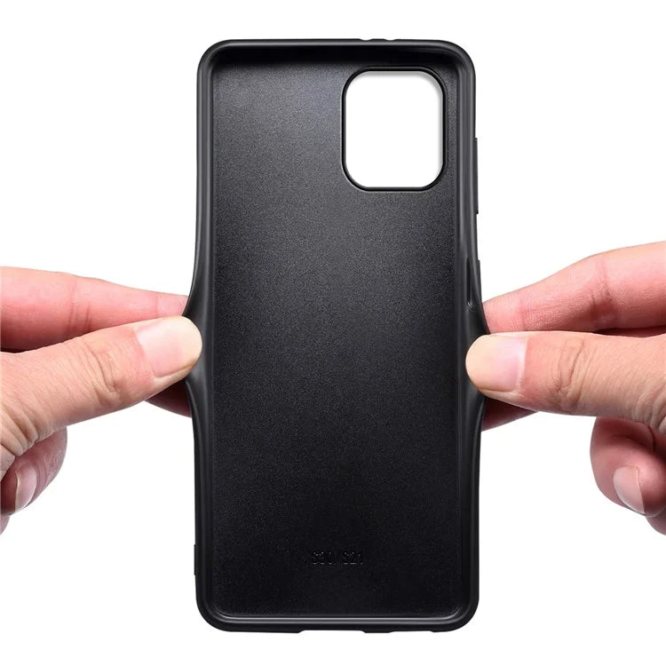 For iPhone 11 Pro Protective Case PU+PC+TPU Hybrid Phone Cover
