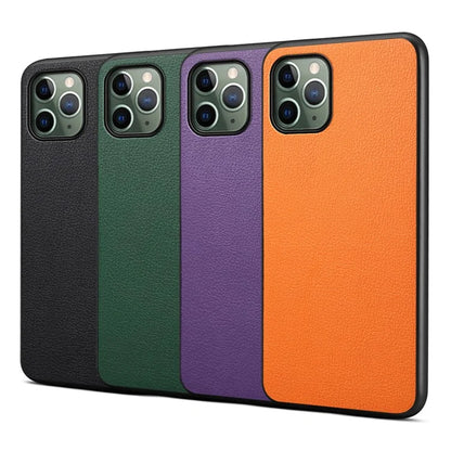 For iPhone 11 Pro Protective Case PU+PC+TPU Hybrid Phone Cover