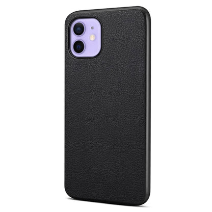 For iPhone 12 / 12 Pro Case Protective PU+PC+TPU Hybrid Slim Phone Case