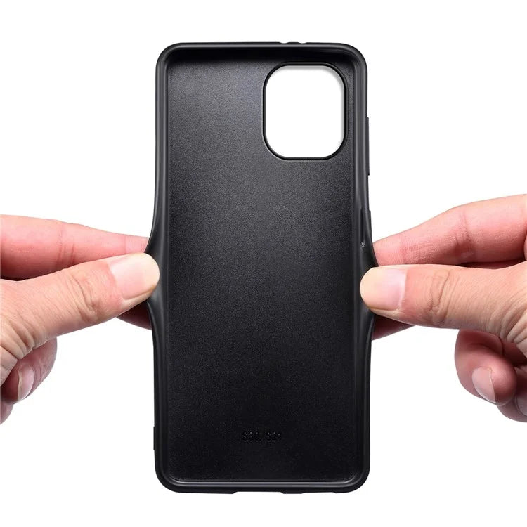 For iPhone 12 / 12 Pro Case Protective PU+PC+TPU Hybrid Slim Phone Case