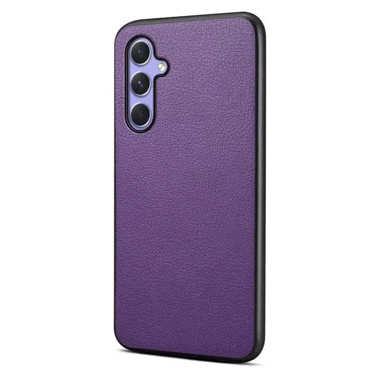 For Samsung Galaxy A55 5G Case PU+PC+TPU Hybrid Phone Shell