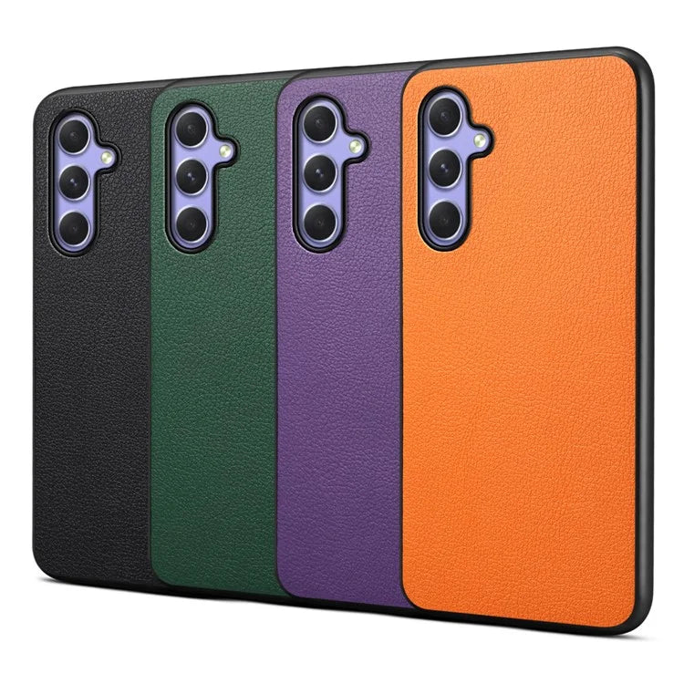 For Samsung Galaxy A55 5G Case PU+PC+TPU Hybrid Phone Shell