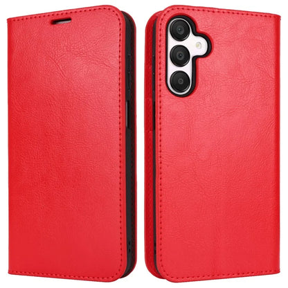 For Samsung Galaxy A15 5G Case Split Leather Crazy Horse Texture Stand Phone Cover