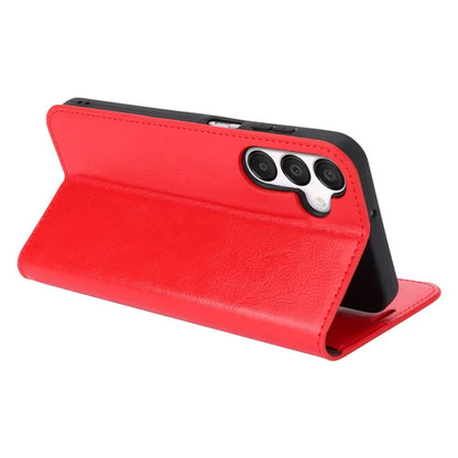 For Samsung Galaxy A15 5G Case Split Leather Crazy Horse Texture Stand Phone Cover