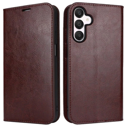 For Samsung Galaxy A15 5G Case Split Leather Crazy Horse Texture Stand Phone Cover