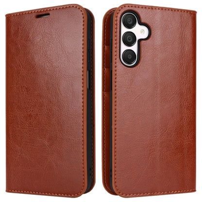 For Samsung Galaxy A15 5G Case Split Leather Crazy Horse Texture Stand Phone Cover