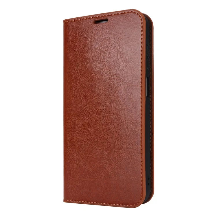 For Samsung Galaxy A15 5G Case Split Leather Crazy Horse Texture Stand Phone Cover