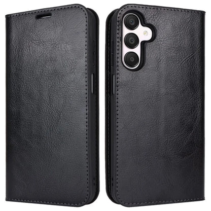 For Samsung Galaxy A15 5G Case Split Leather Crazy Horse Texture Stand Phone Cover