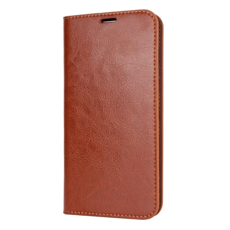 For Samsung Galaxy A55 5G Wallet Case Crazy Horse Texture Split Leather+TPU Phone Cover