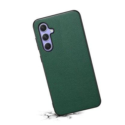 Calf Texture Case for Samsung Galaxy A54 5G Shell PU+TPU+PC Anti-drop Phone Cover
