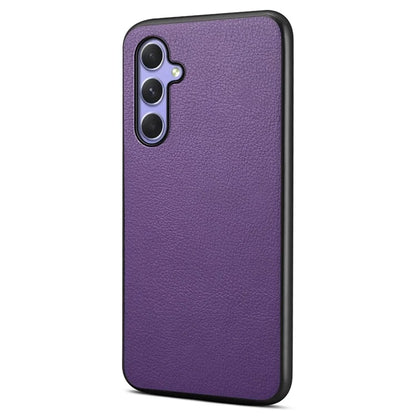 Calf Texture Case for Samsung Galaxy A54 5G Shell PU+TPU+PC Anti-drop Phone Cover