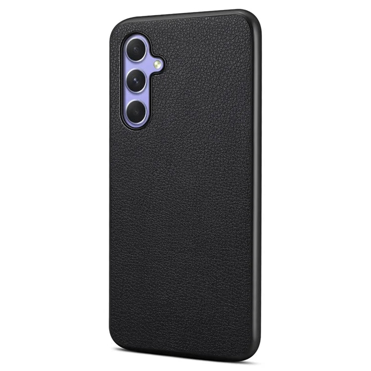 Calf Texture Case for Samsung Galaxy A54 5G Shell PU+TPU+PC Anti-drop Phone Cover