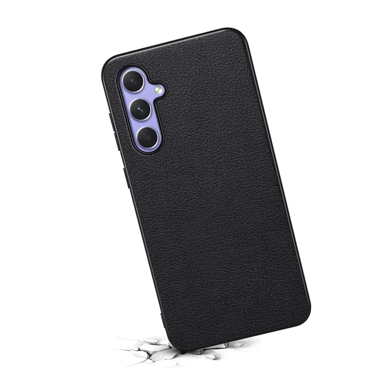 Calf Texture Case for Samsung Galaxy A54 5G Shell PU+TPU+PC Anti-drop Phone Cover