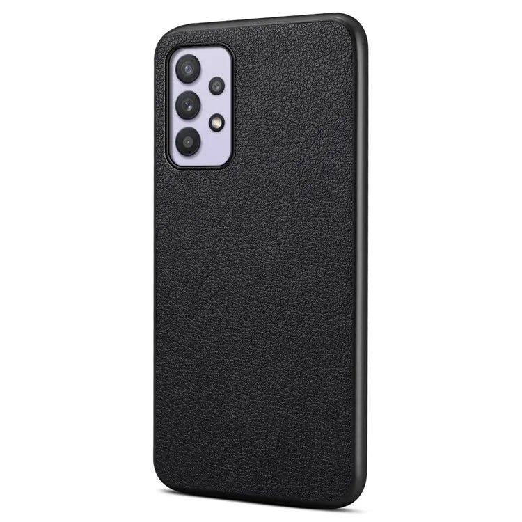 For Samsung Galaxy A32 5G / M32 5G Shockproof Case PU+TPU+PC Calf Texture Phone Protector