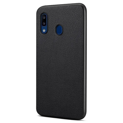 For Samsung Galaxy A20 / A30 Case PU Leather+PC+TPU Fully Wrapped Phone Cover