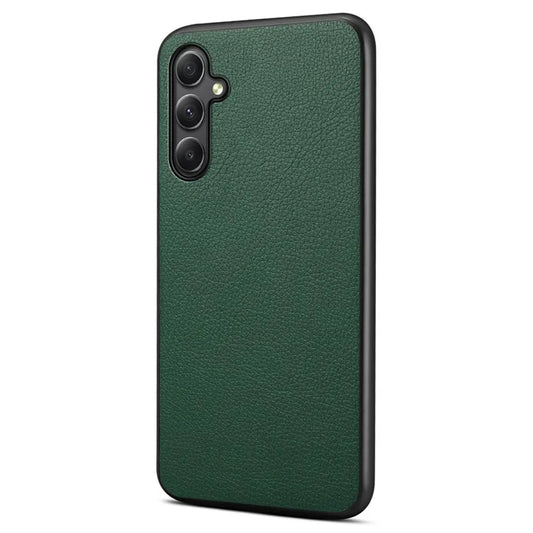 For Samsung Galaxy A34 5G Cell Phone Cases Calf Texture Leather+PC+TPU Slim-Fit Cover