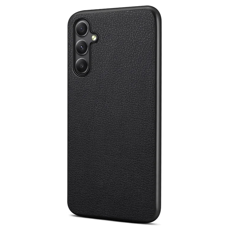 For Samsung Galaxy A34 5G Cell Phone Cases Calf Texture Leather+PC+TPU Slim-Fit Cover