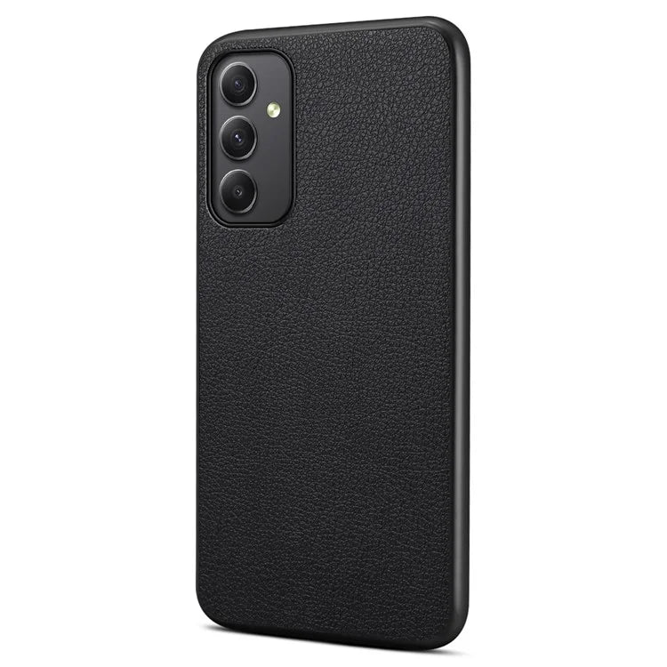 For Samsung Galaxy A35 5G Case Anti-Scratch Calf Texture Leather Phone Back Cover
