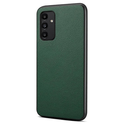 For Samsung Galaxy A13 5G Case PU Leather Calf Texture Shockproof Protective Back Cover
