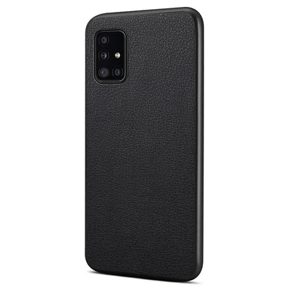 For Samsung Galaxy A51 4G SM-A515 Case PU Leather+PC+TPU Slim-Fit Phone Shell