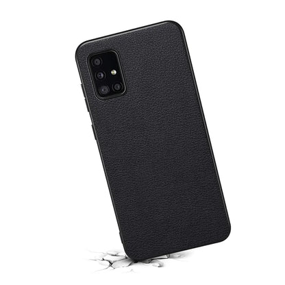 For Samsung Galaxy A51 4G SM-A515 Case PU Leather+PC+TPU Slim-Fit Phone Shell